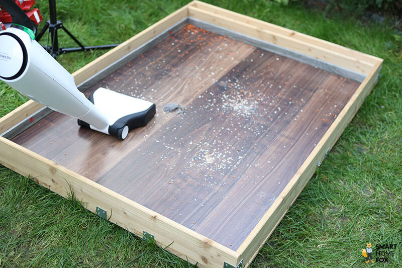 Avant le nettoyage avec Vorwerk Kobold VK7